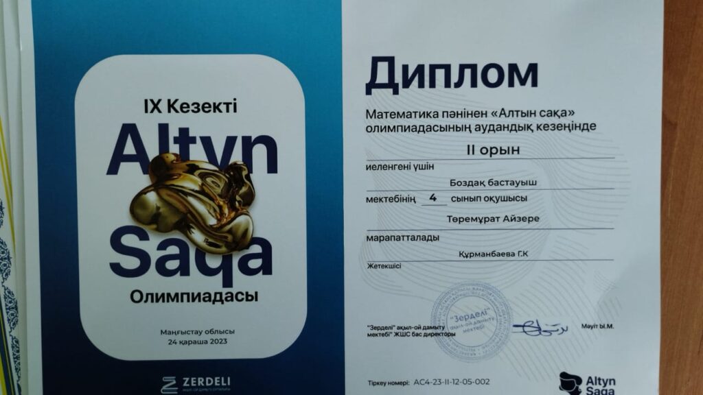 Мектеп жетістіктері